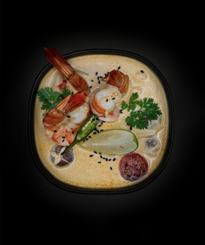 Tom Yam Shrimps